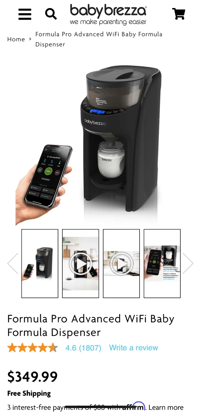 Baby Brezza Formula Dispenser image indicator(8)