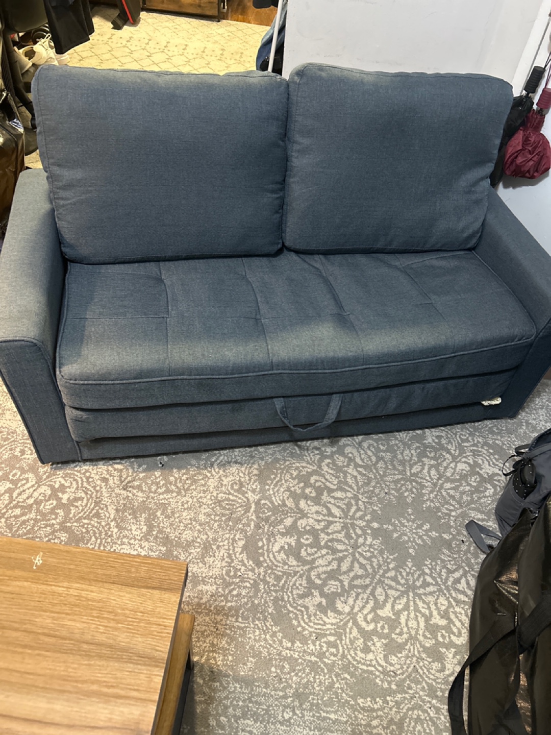 Blue Sofa Bed - photo 2