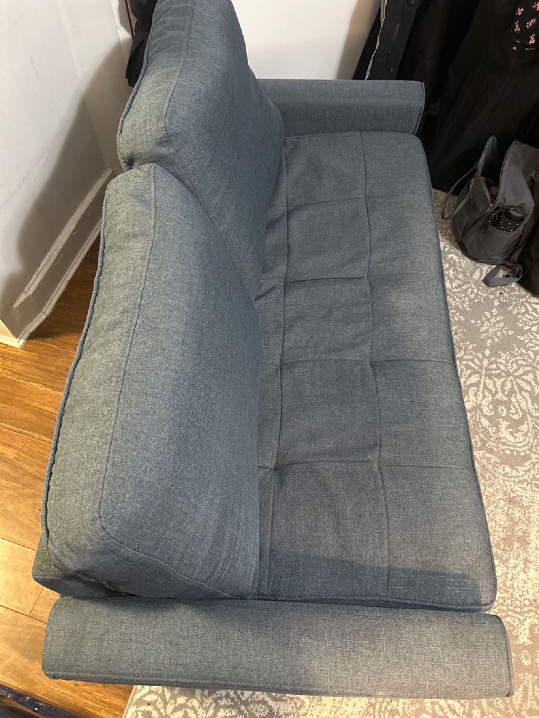 Blue Sofa Bed - photo 4