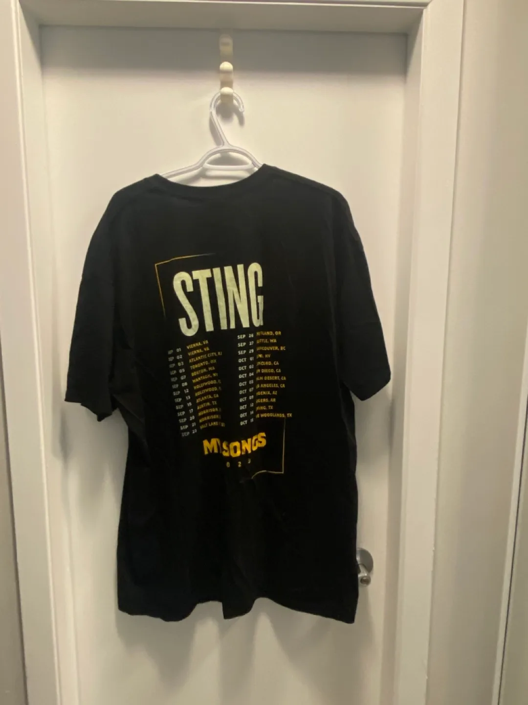 Sting My Songs Tour T-shirt image indicator(2)