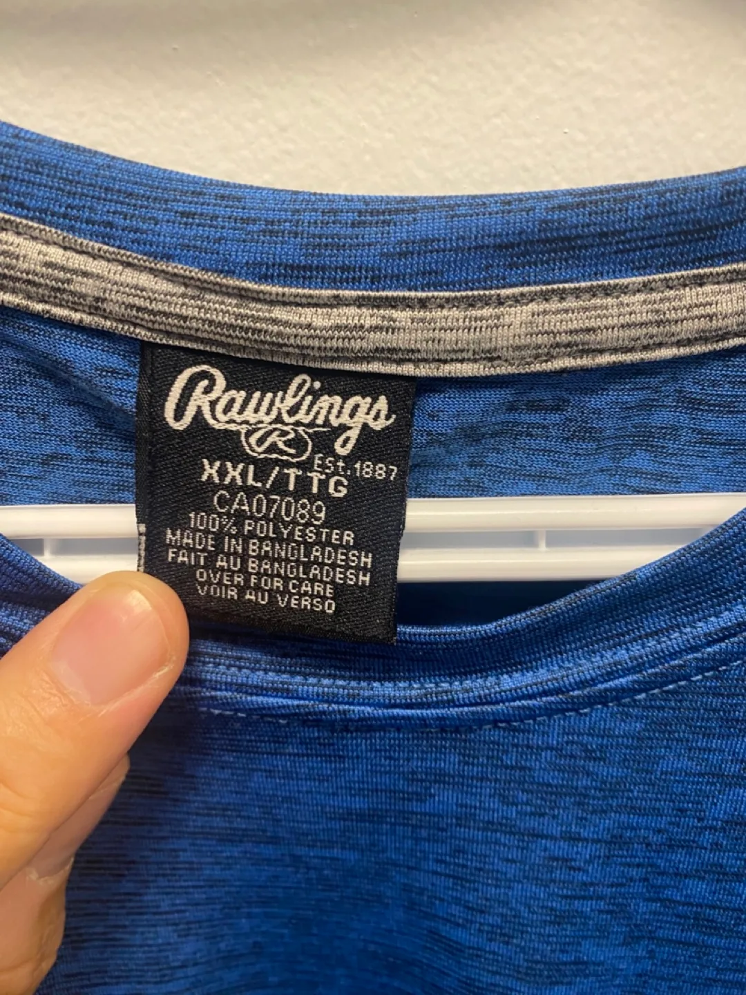 Rawlings Blue T-Shirt - Size XXL image indicator(2)