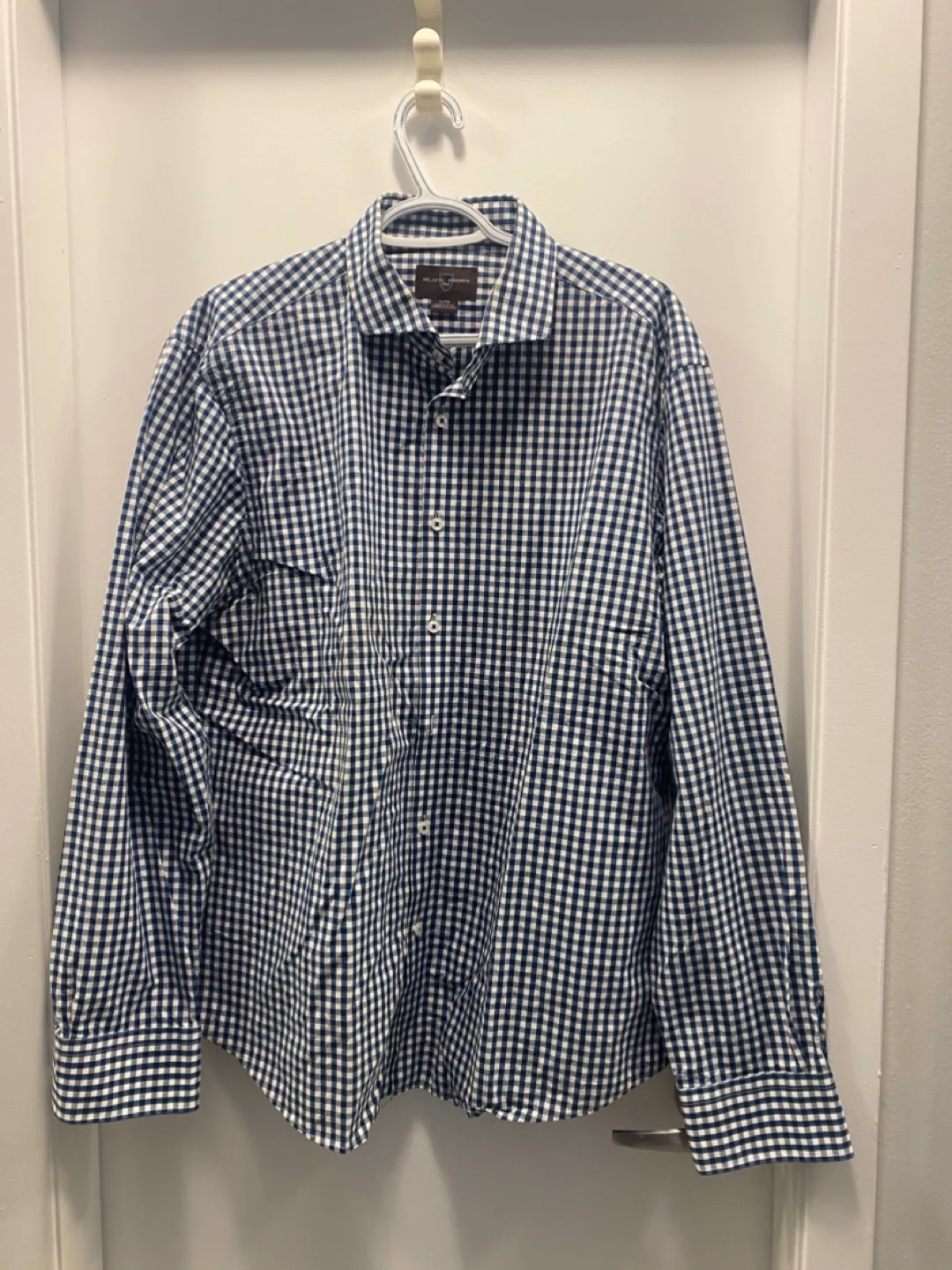 Black Brown 1826 Gingham Check Button-Up Shirt thumbnail