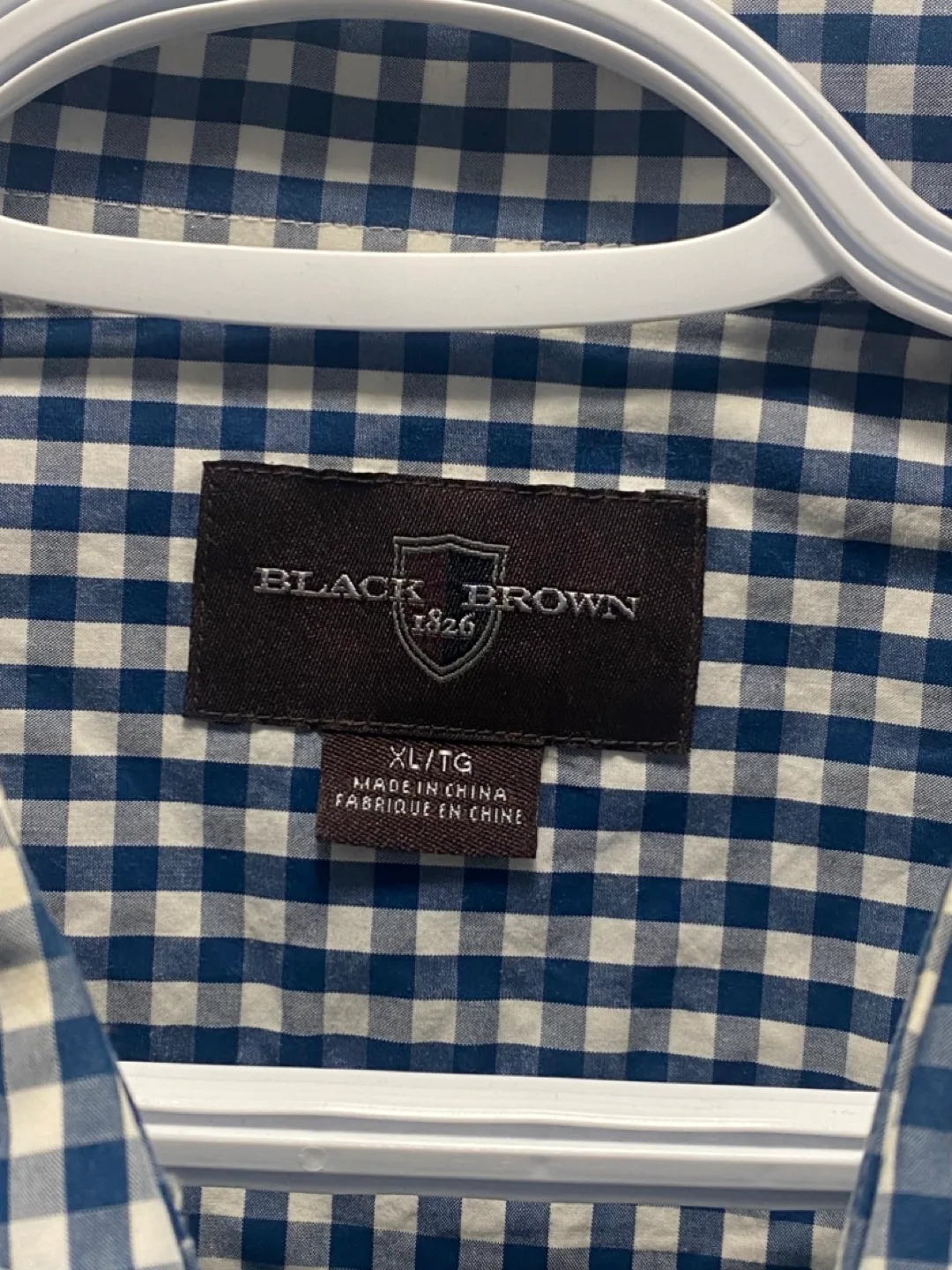 Black Brown 1826 Gingham Check Button-Up Shirt image indicator(3)