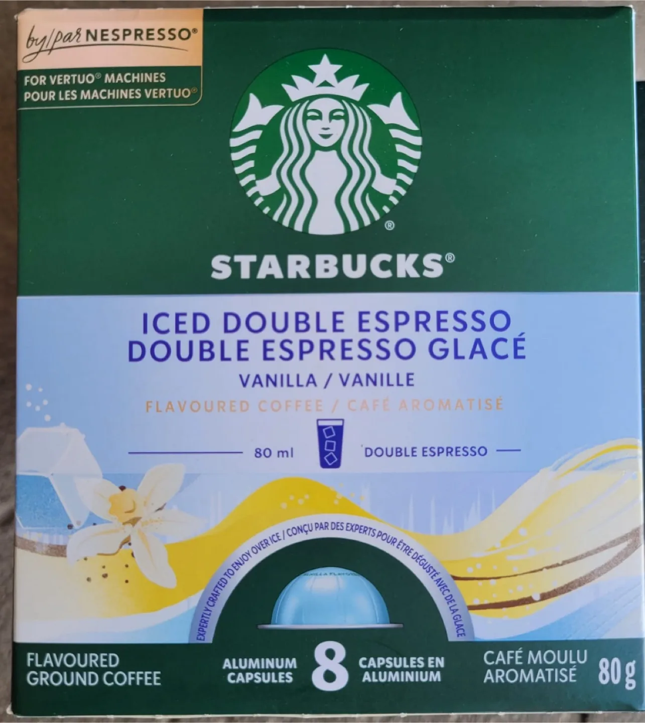 Starbucks Iced Double Espresso Vanilla Capsules thumbnail