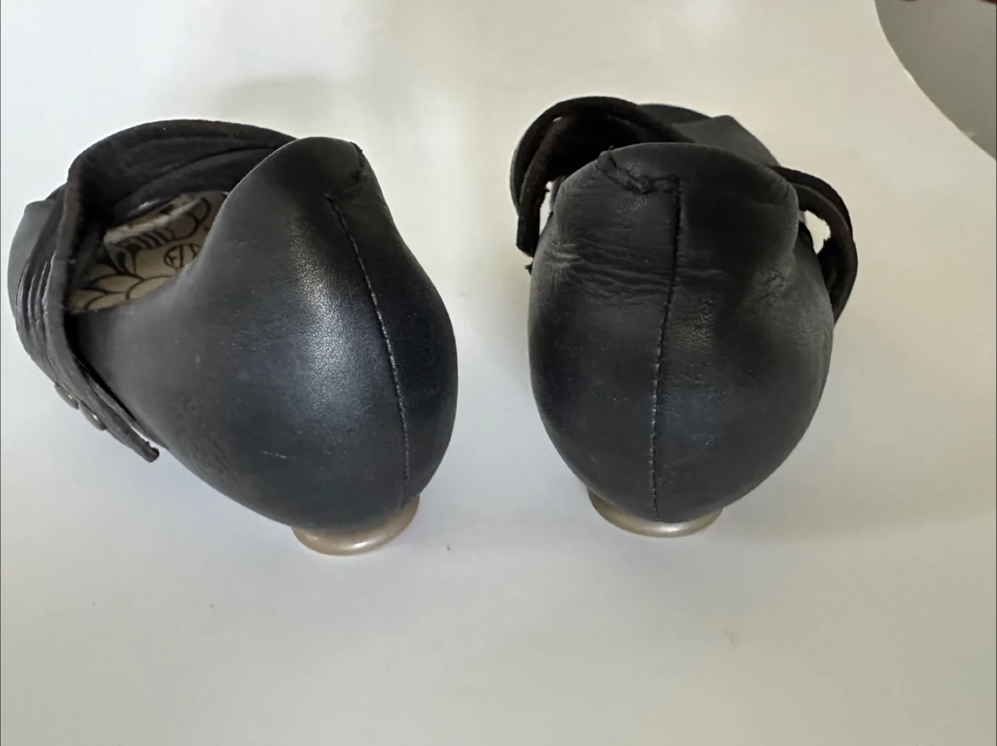 Fly London Black Peep Toe Flats size 5 / EU 36 image indicator(5)