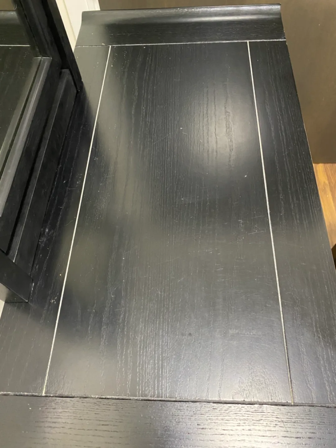 Black Vanity Table Set with Stool and Mirror 🥕 image indicator(6)