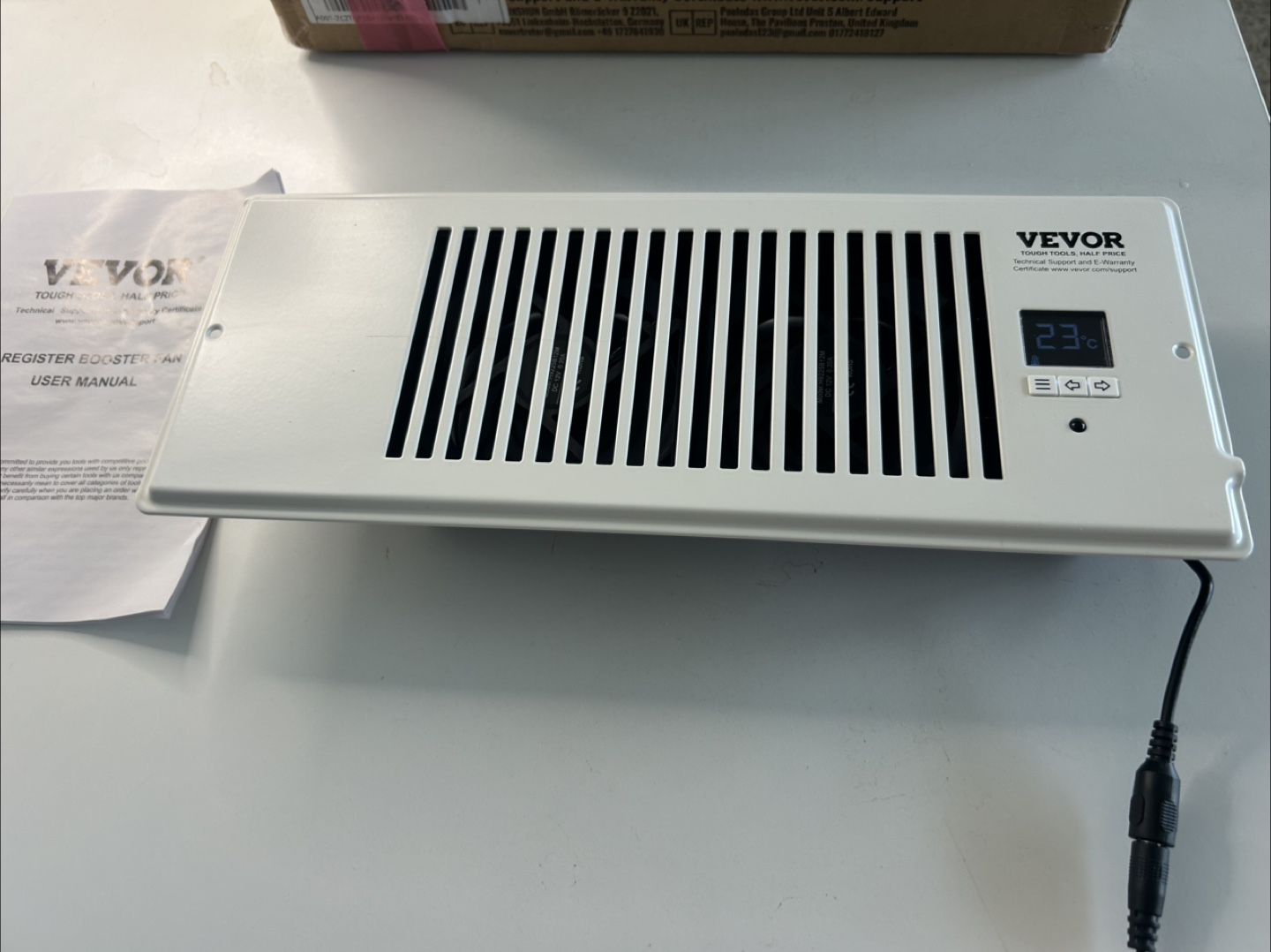 VEVOR Register Booster Fan - photo 4