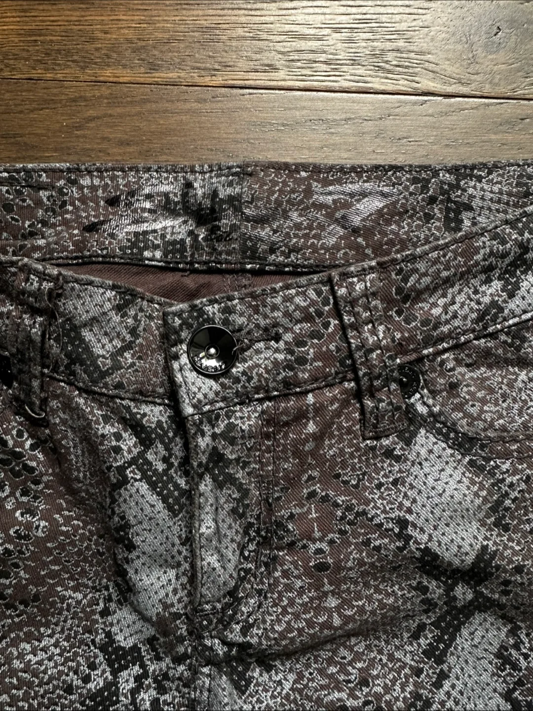 Seven7 Snake Print Jeans image indicator(2)