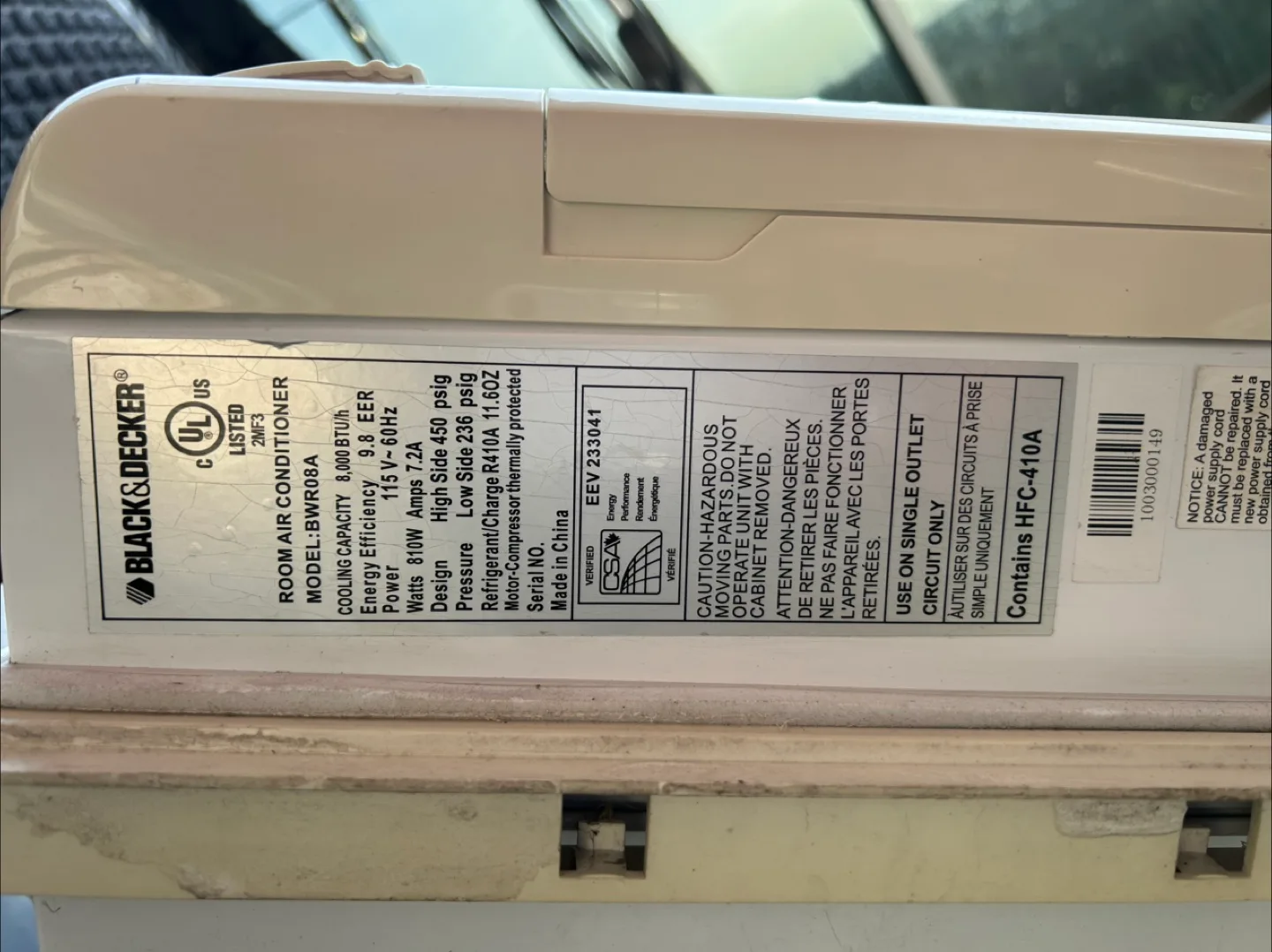 Black & Decker Room Air Conditioner image indicator(2)