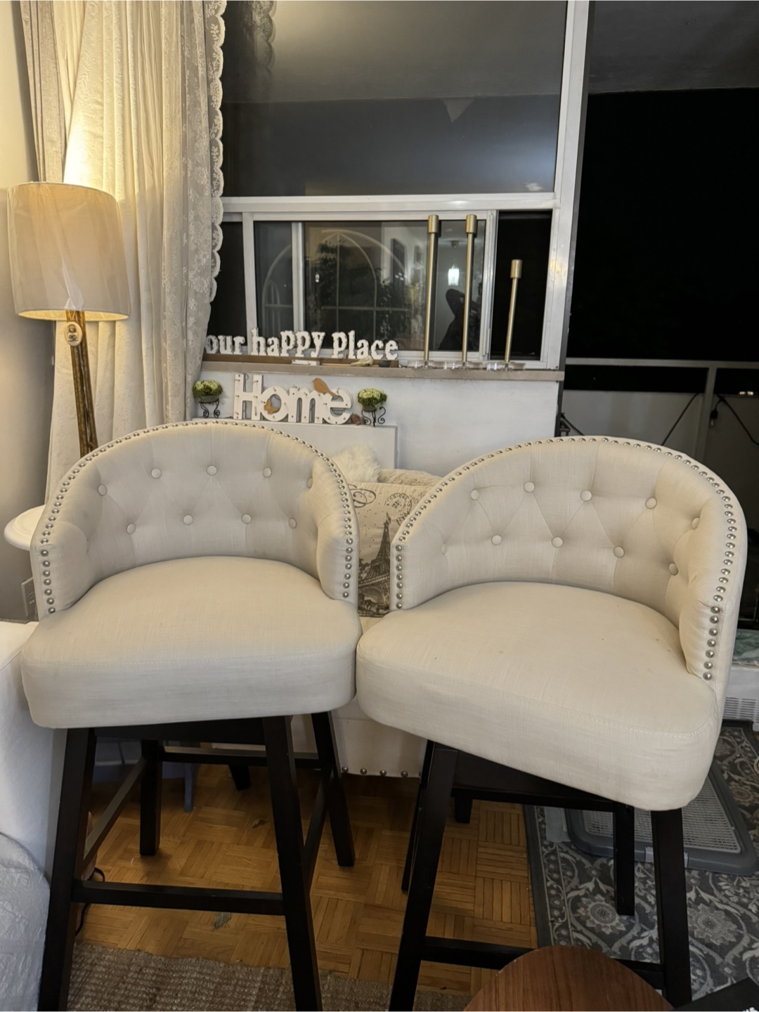 Set of 2 Elegant Bar Stools - photo 2