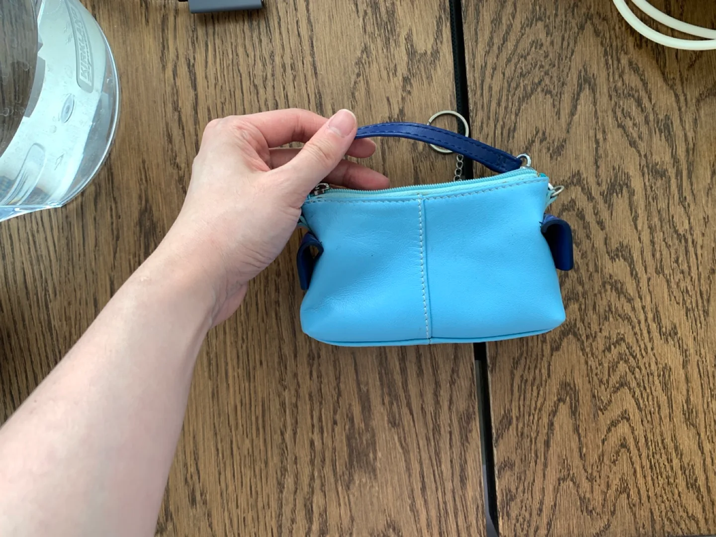 Blue small handbag thumbnail