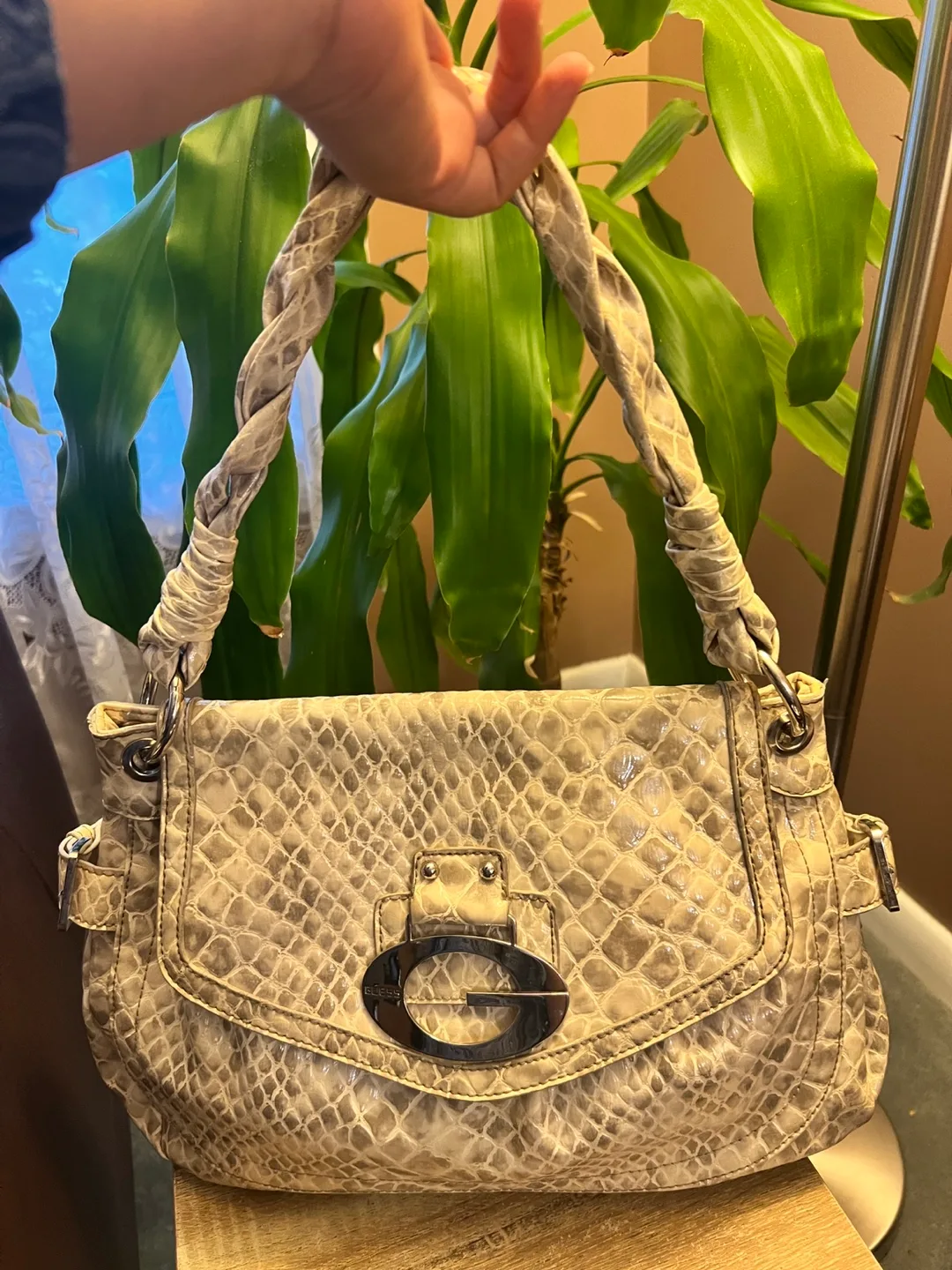 GUESS Snake Skin Pattern Handbag image indicator(2)
