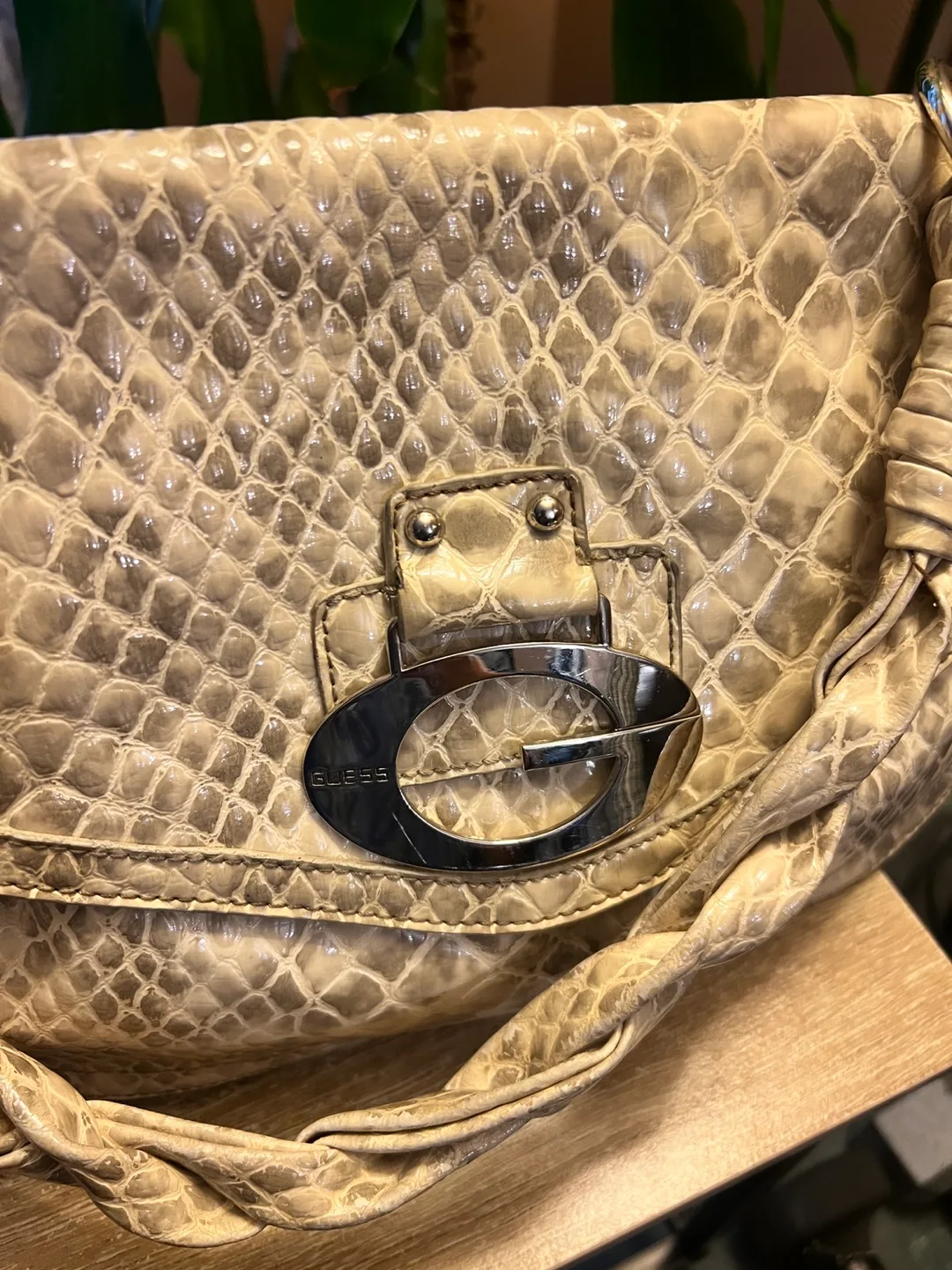 GUESS Snake Skin Pattern Handbag image indicator(4)