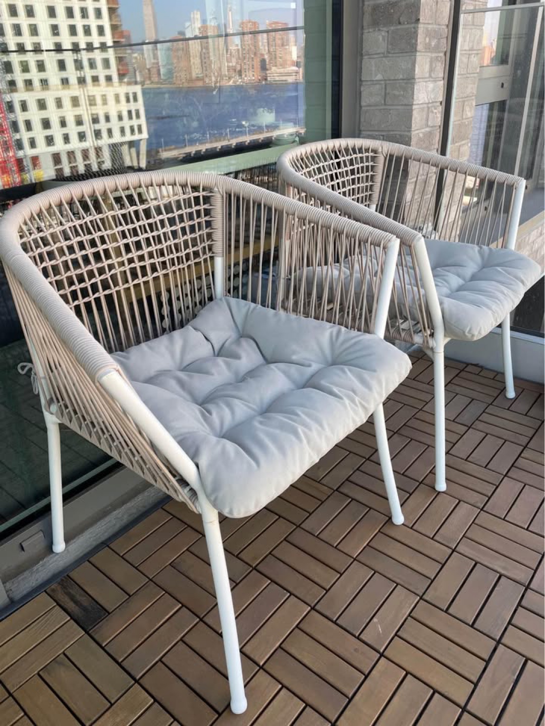 2 Outdoor Patio Armchairs - photo 2