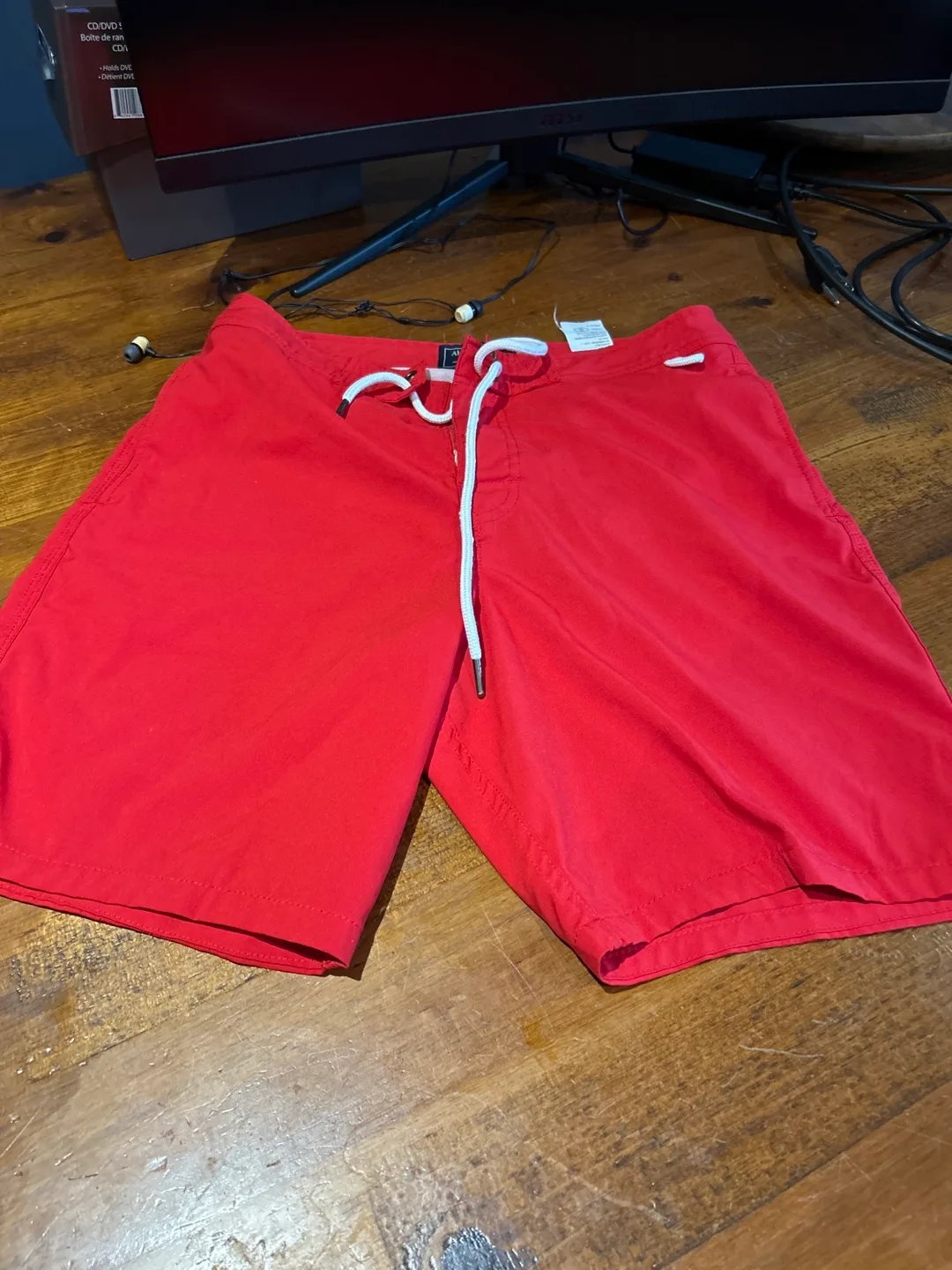 Abercrombie & Fitch Red swim Shorts thumbnail