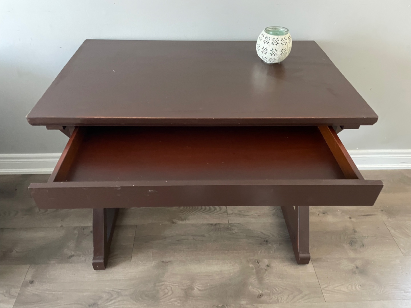 Brown desk /console / Side Table - photo 4