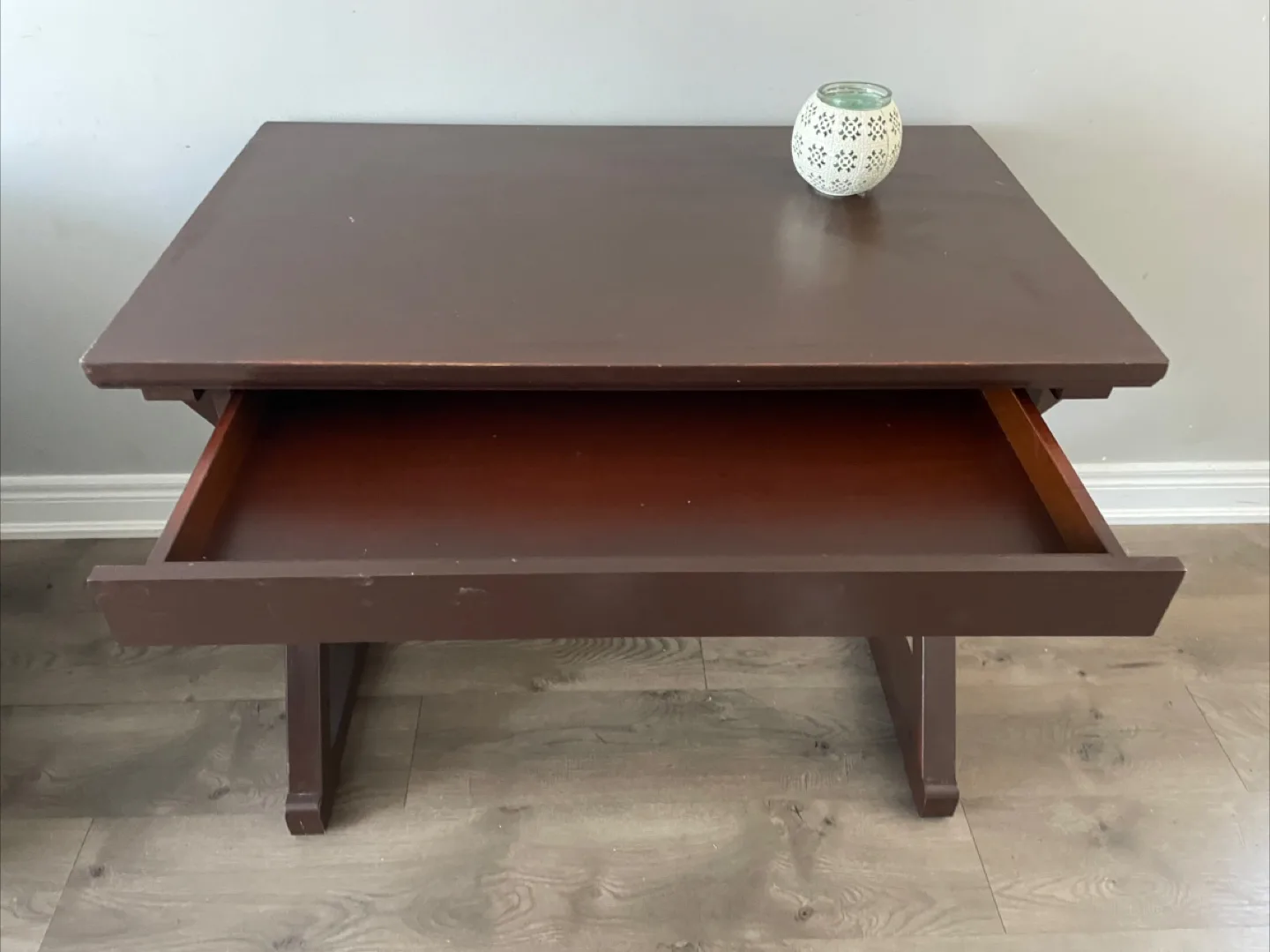 Brown desk /console / Side Table image indicator(4)