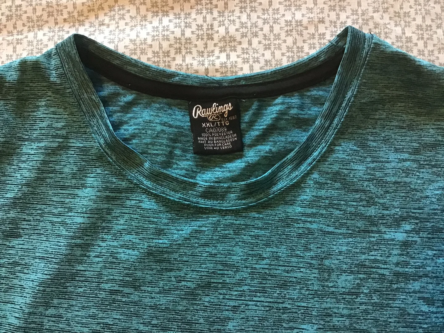 🤩 Rawlings Teal Athletic T-shirt image indicator(2)