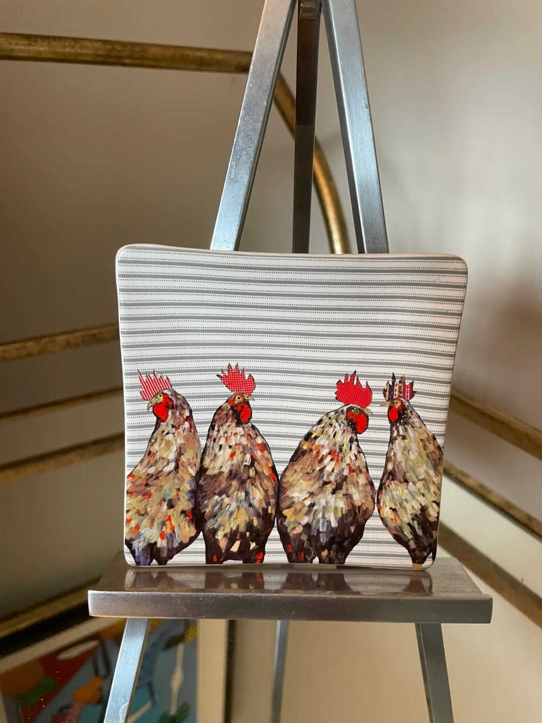 Rooster Decorative Dish NEW thumbnail