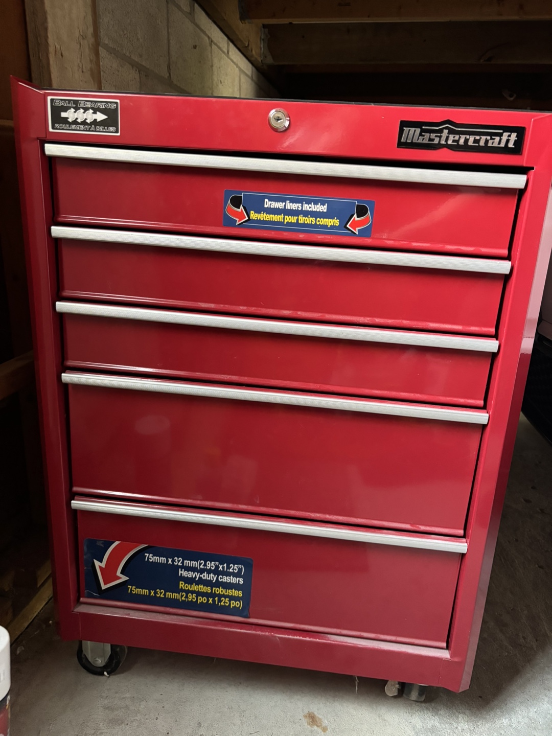 Mastercraft Rolling Tool Storage Cabinet