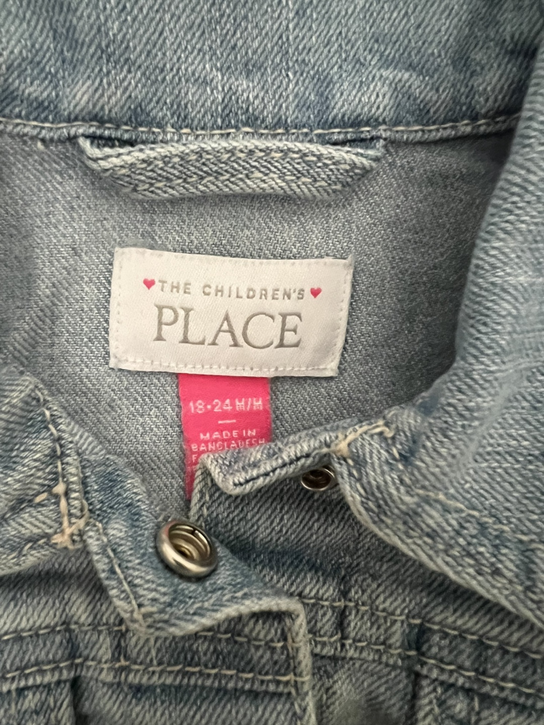 Children's Place Denim Jacket 18-24 months - photo 3