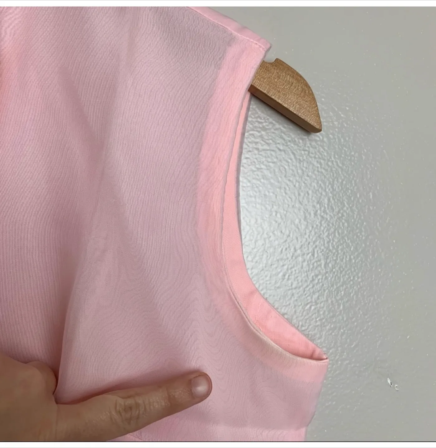 Vintage Pale Pink Tie-Front Vest image indicator(4)