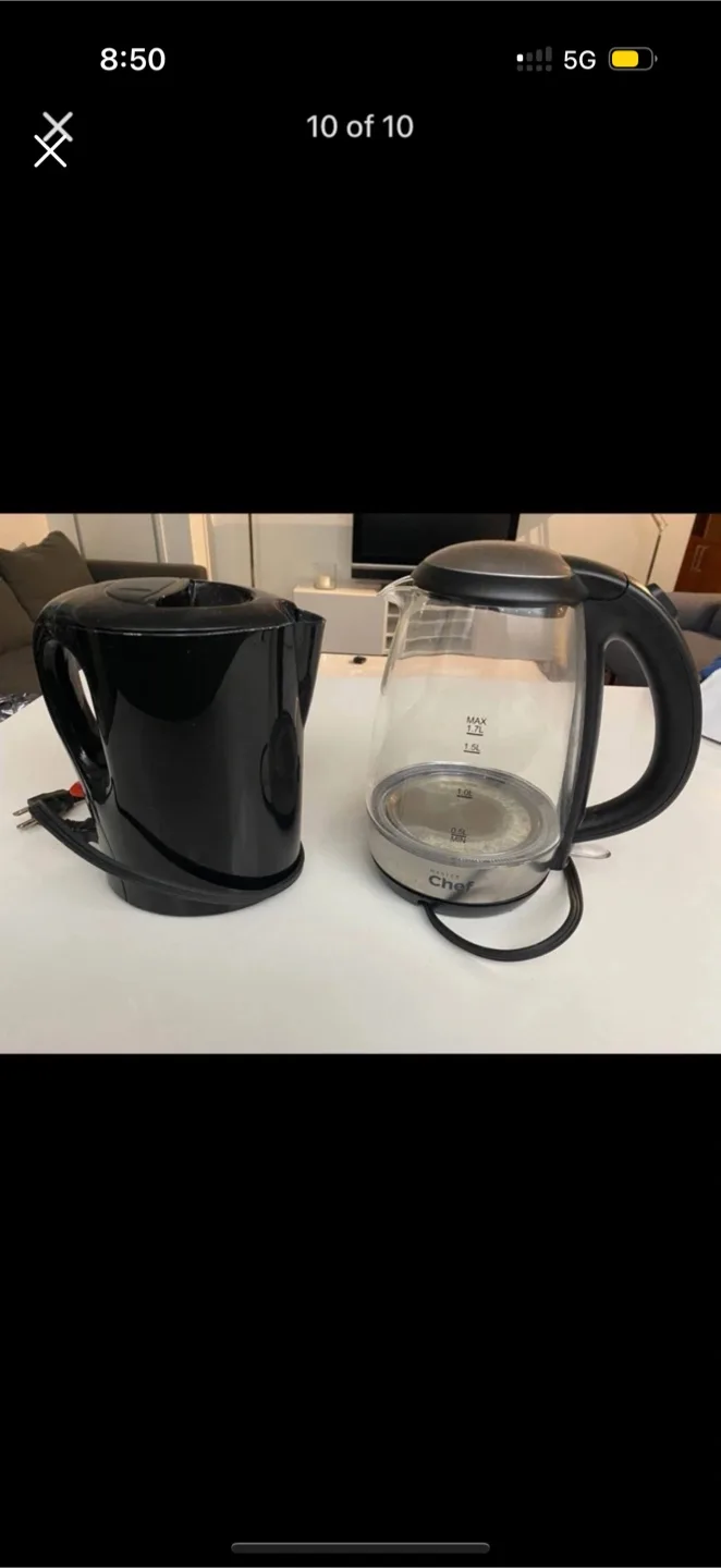 Black electric kettle thumbnail