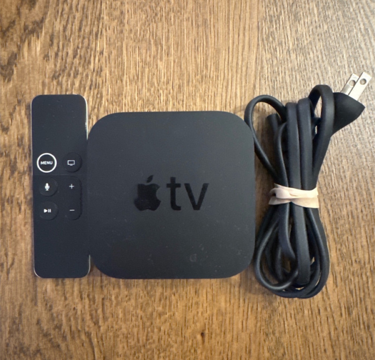 Apple TV with Remote and Power Cable