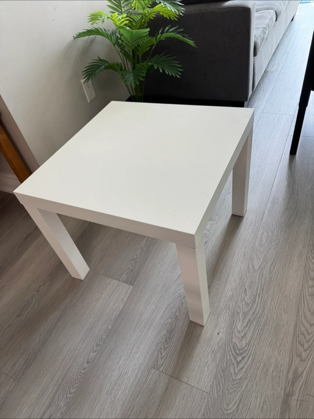 Ikea White Side Table thumbnail