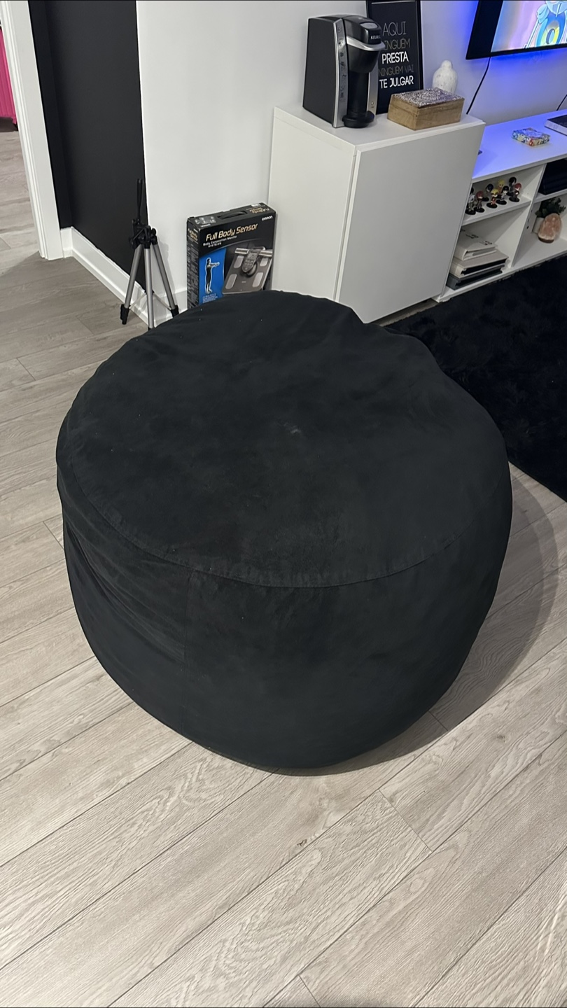 Black Bean Bag Chair - photo 2