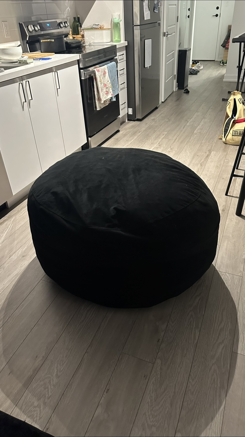 Black Bean Bag Chair - photo 3