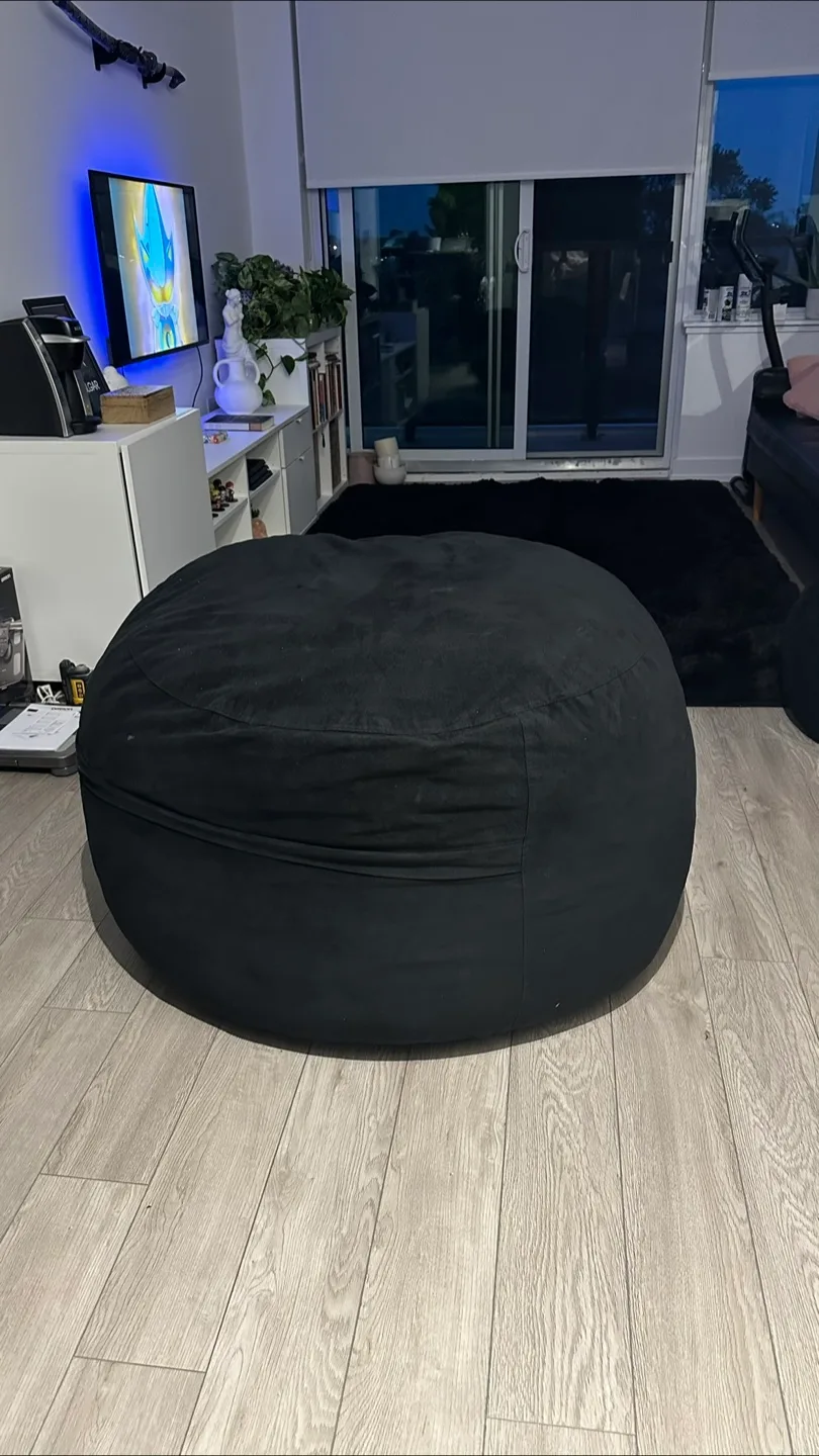 Black Bean Bag Chair thumbnail