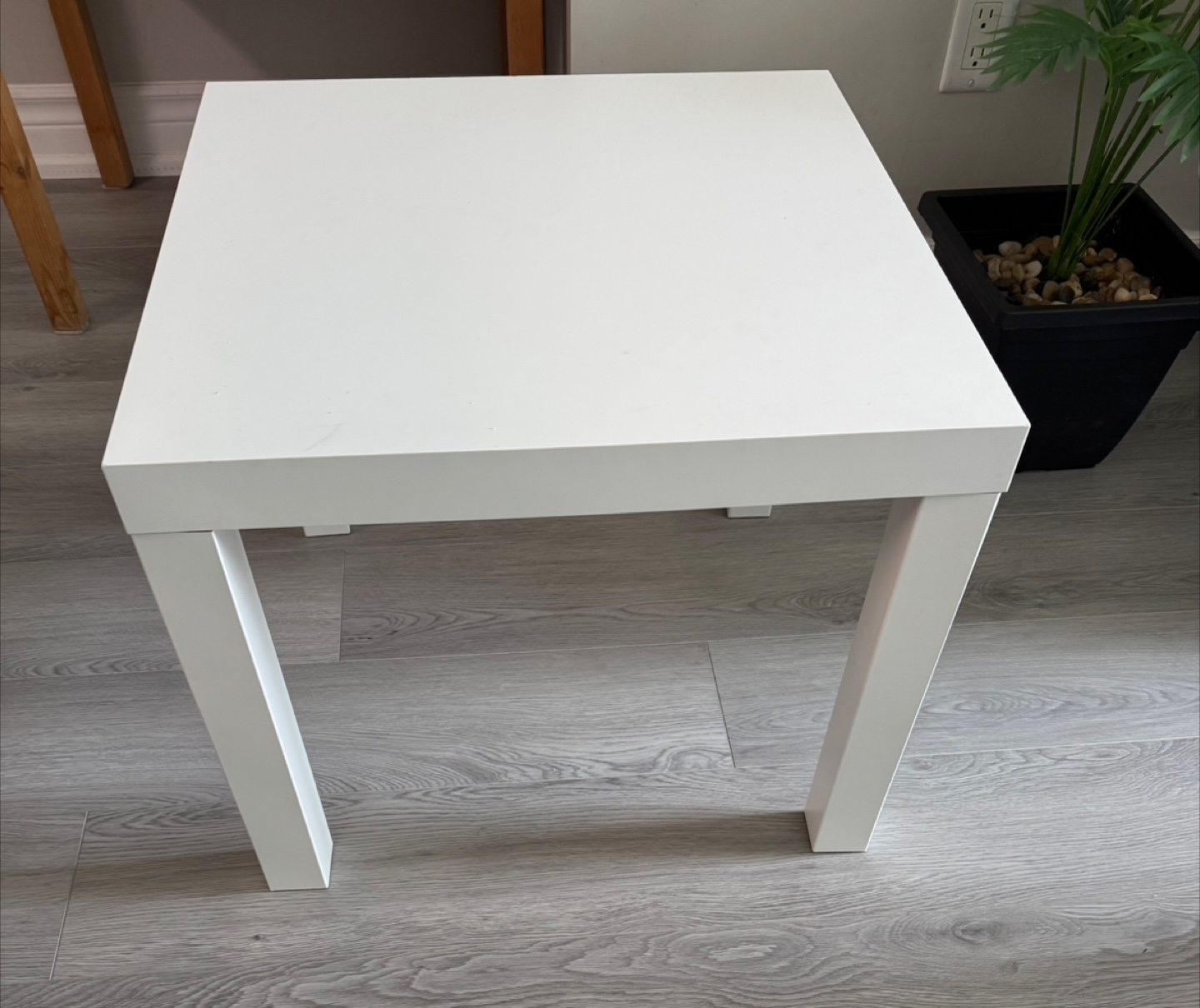 Ikea White Side Table - photo 2