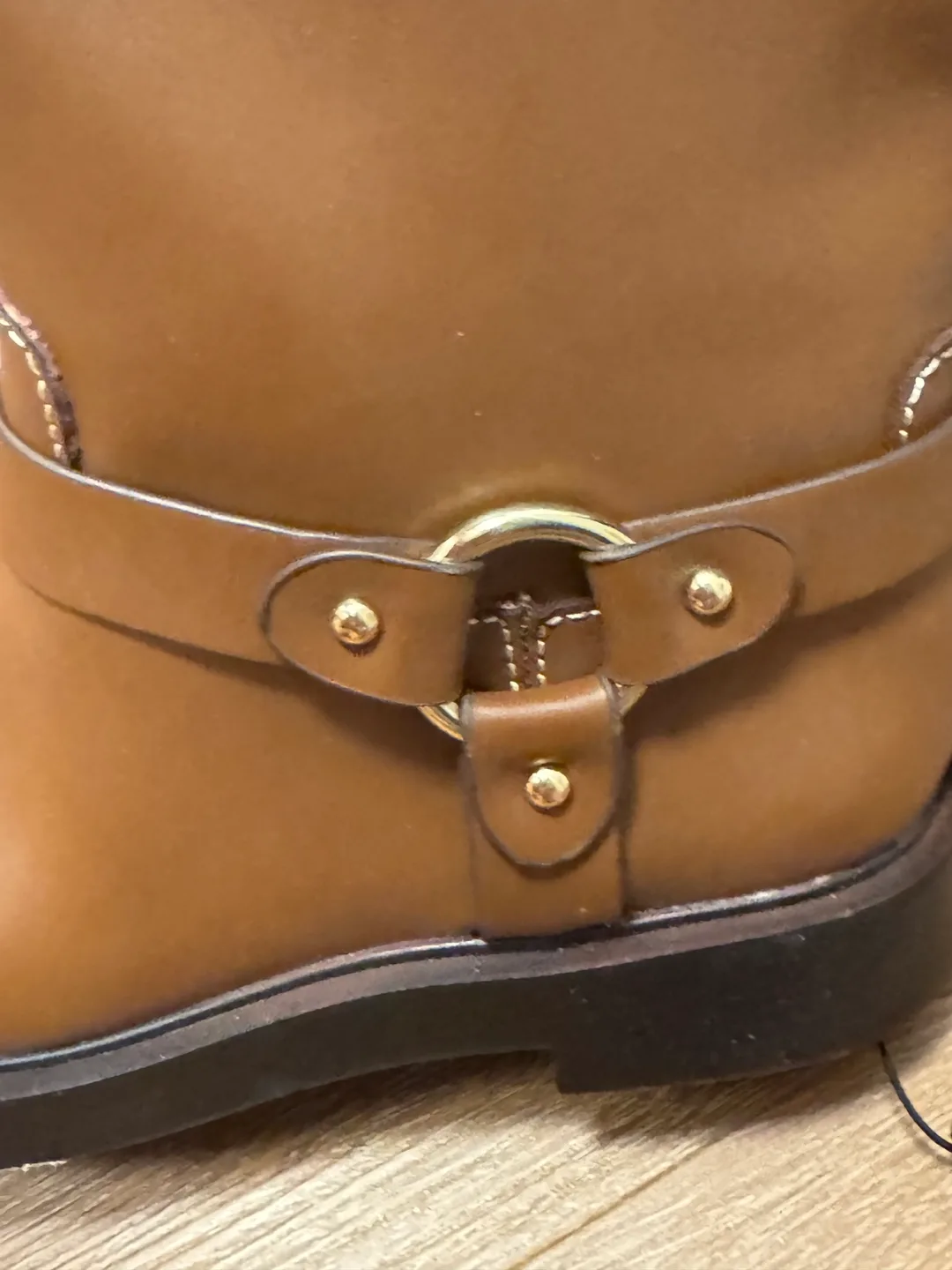 H&M Brand NEW Brown Knee-High Boots image indicator(4)