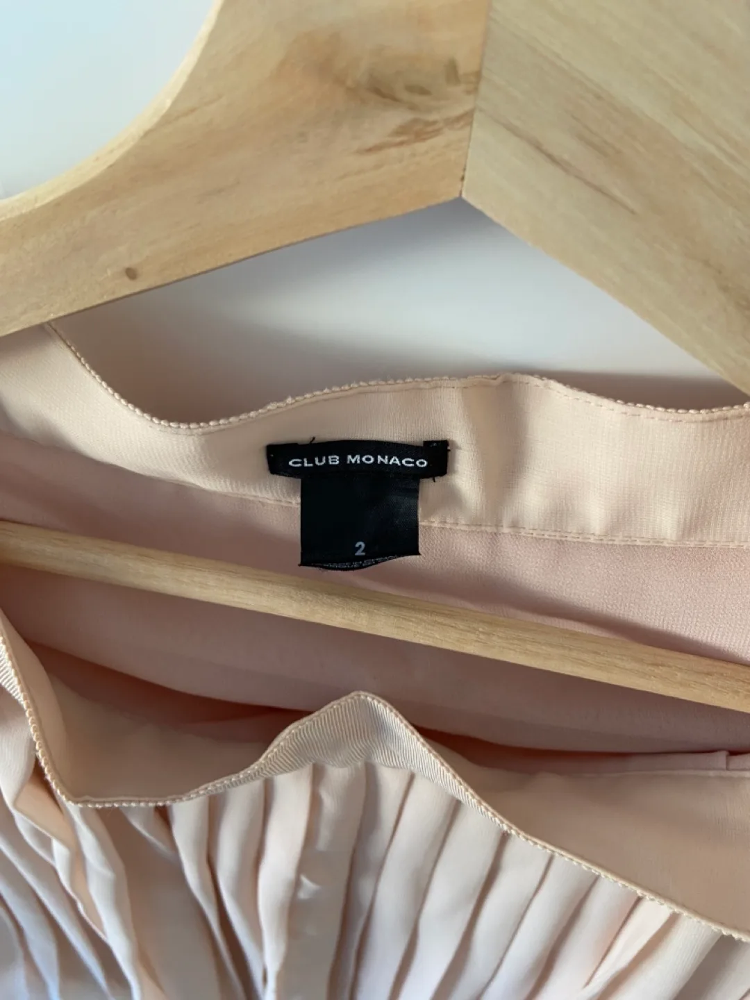 Club Monaco chiffon Pleated Skirt image indicator(2)