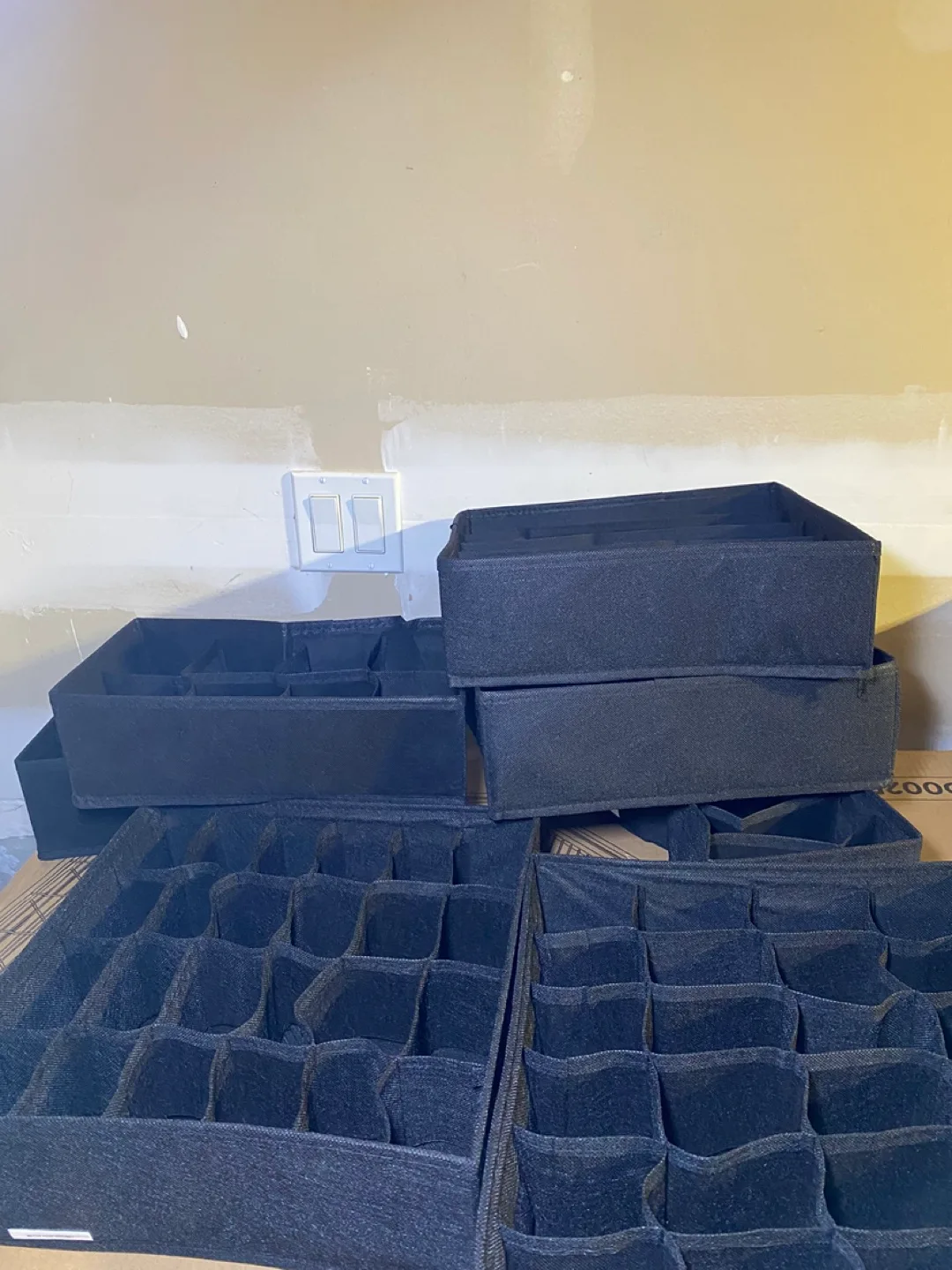 BRAND NEW Set of 7 BLACK DRAWER organizers 🚨DEAL!! thumbnail