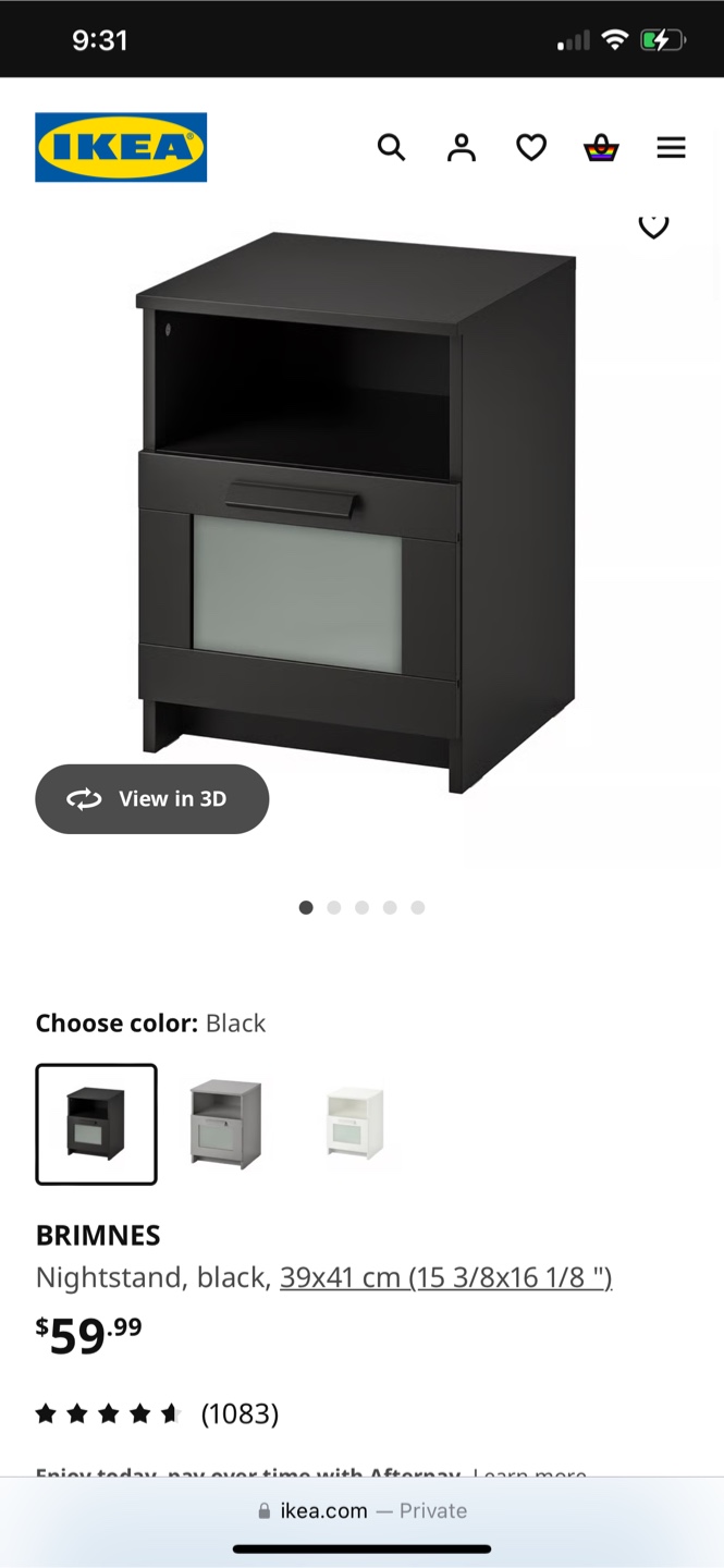 IKEA BRIMNES Nightstand