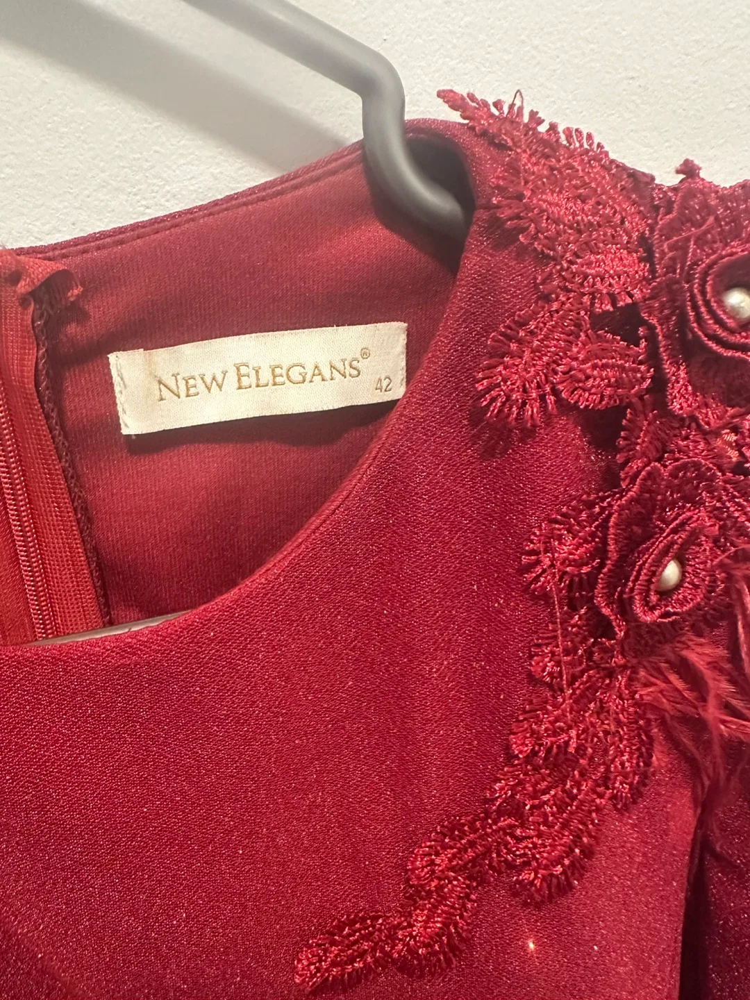 Burgundy Evening Gown image indicator(4)