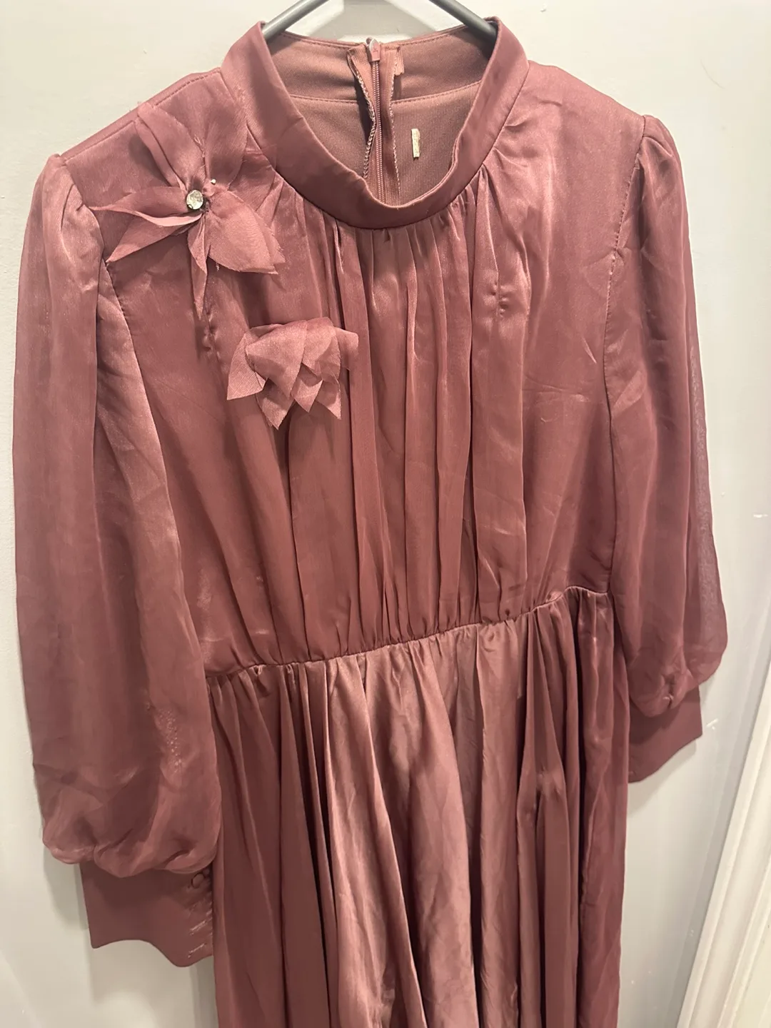 Dusty Rose Maxi Dress image indicator(4)