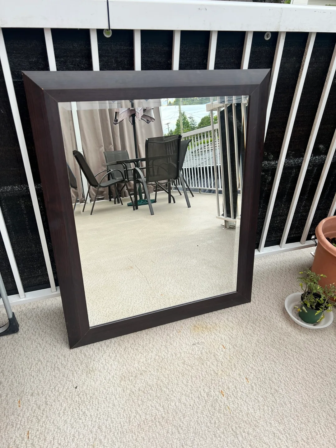 Large Framed Mirror thumbnail