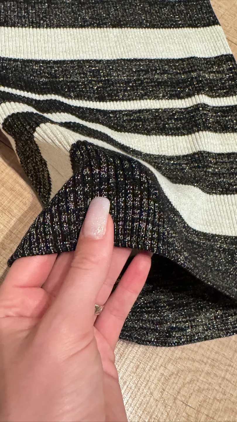 LU NYC Striped Sleeveless Midi Dress - Medium image indicator(6)