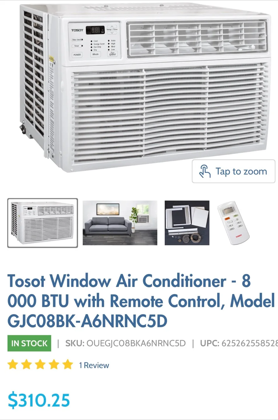 Brand New 8000 BTU Tosot Window Air Conditioner image indicator(3)