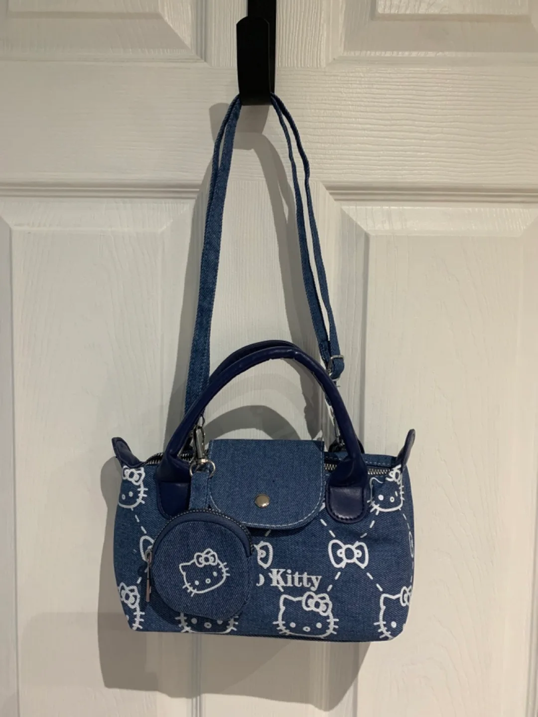 Hello Kitty Denim Handbag thumbnail