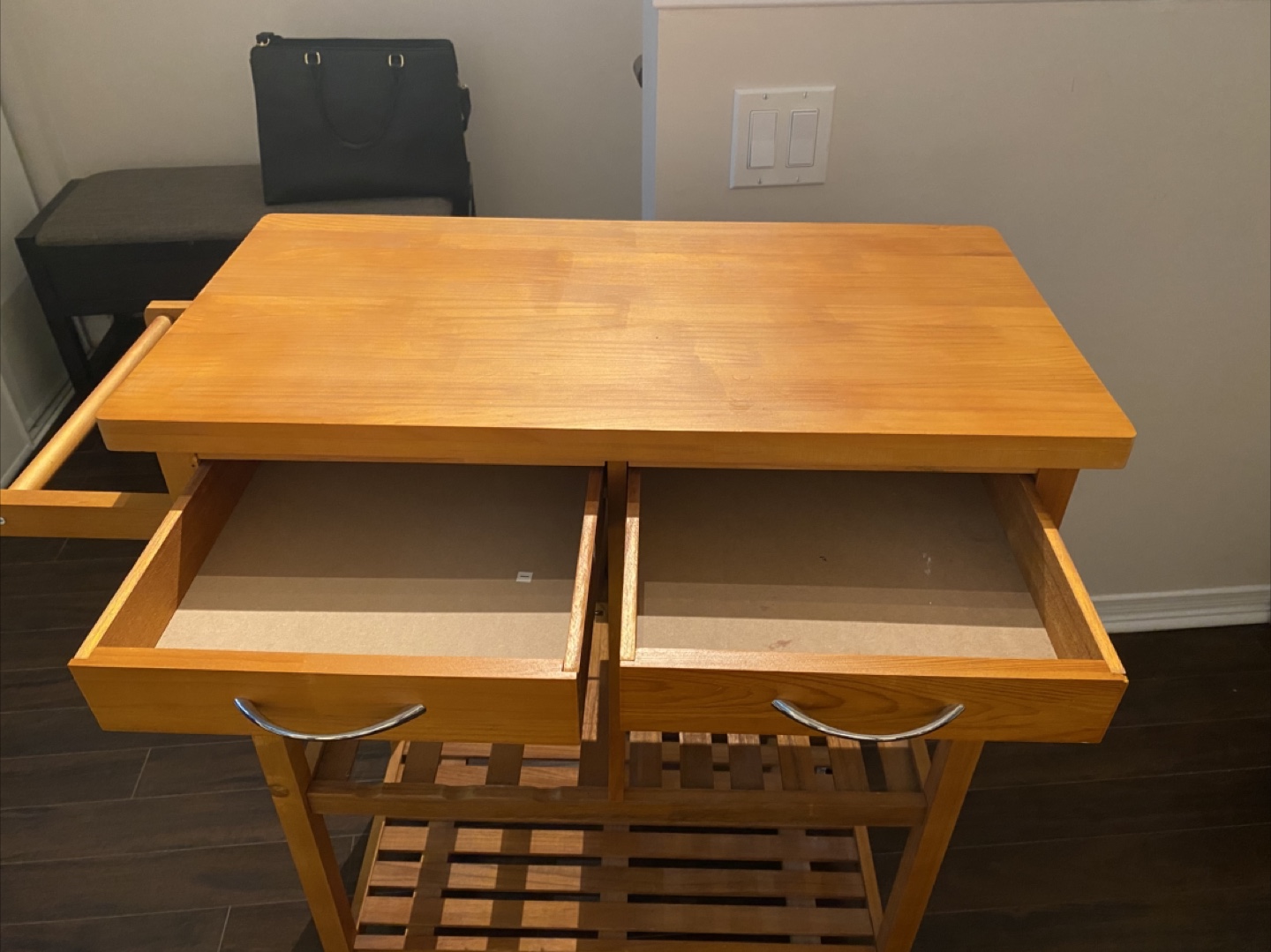 Wooden Kitchen Cart/Island - photo 2