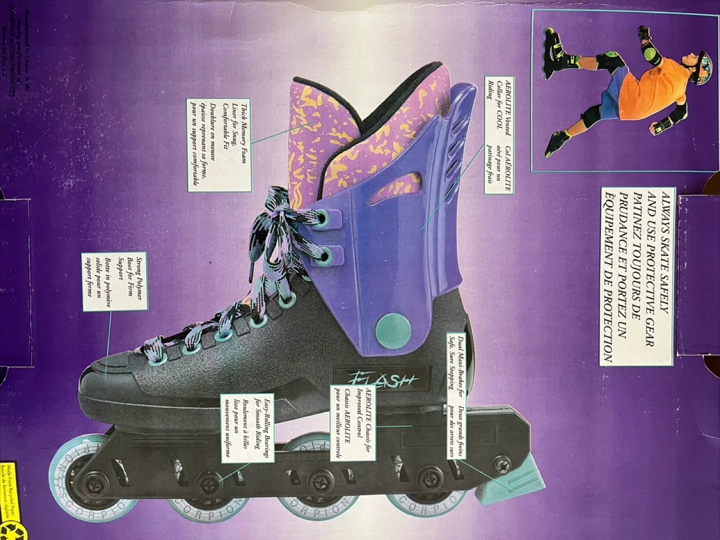 Junior In-Line Roller Skates Size 5 (Lightly Used) image indicator(4)