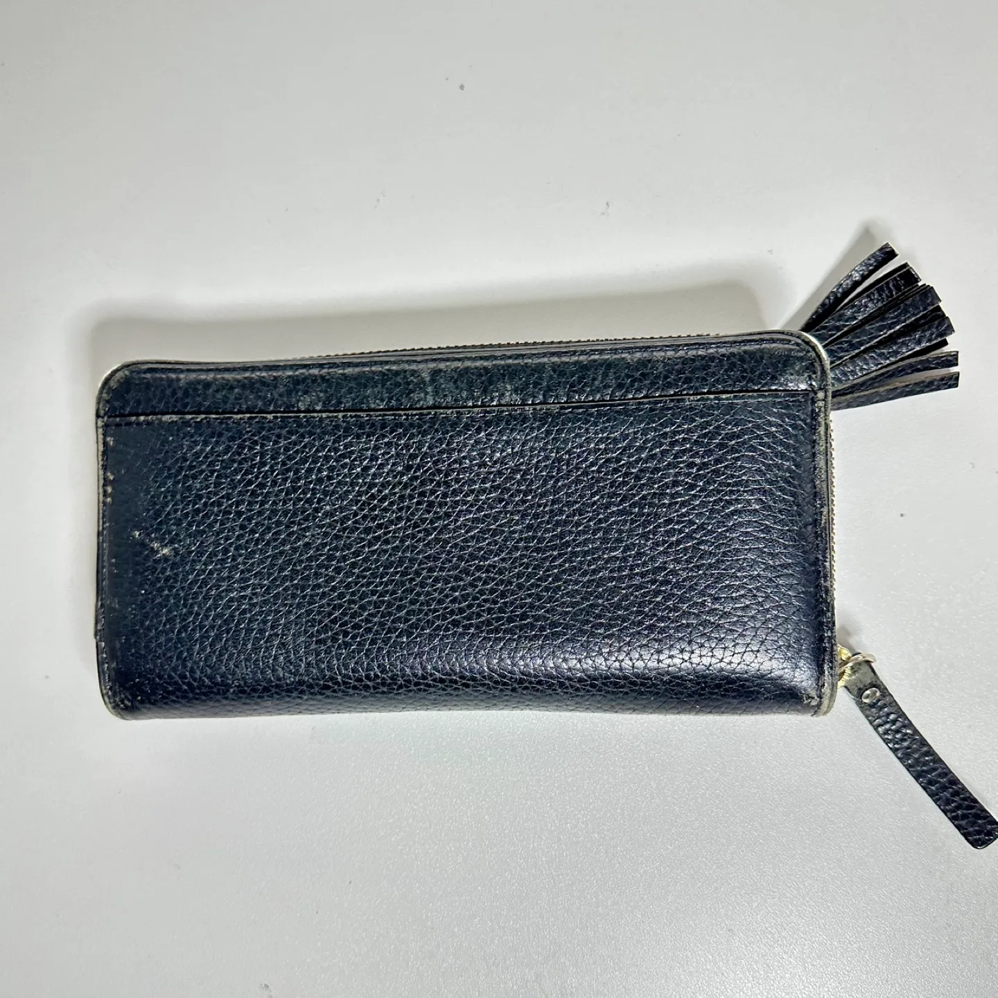 Kate Spade Black Leather Zip Around Wallet image indicator(2)