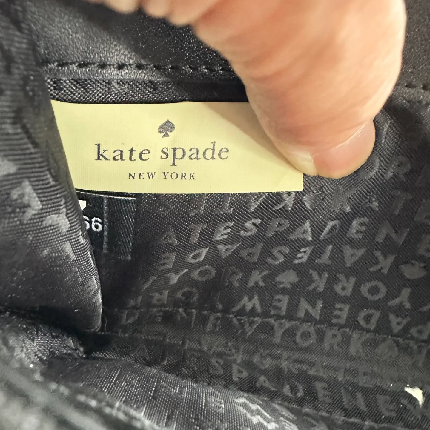 Kate Spade Black Leather Zip Around Wallet image indicator(10)