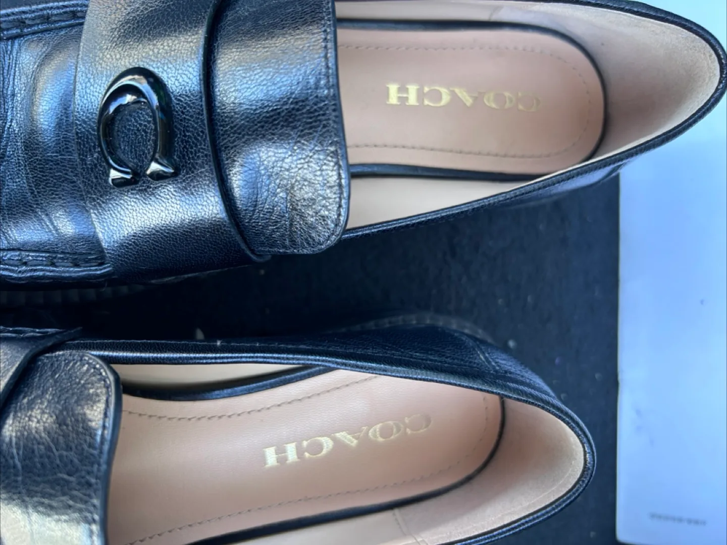 Coach Black Loafers image indicator(4)