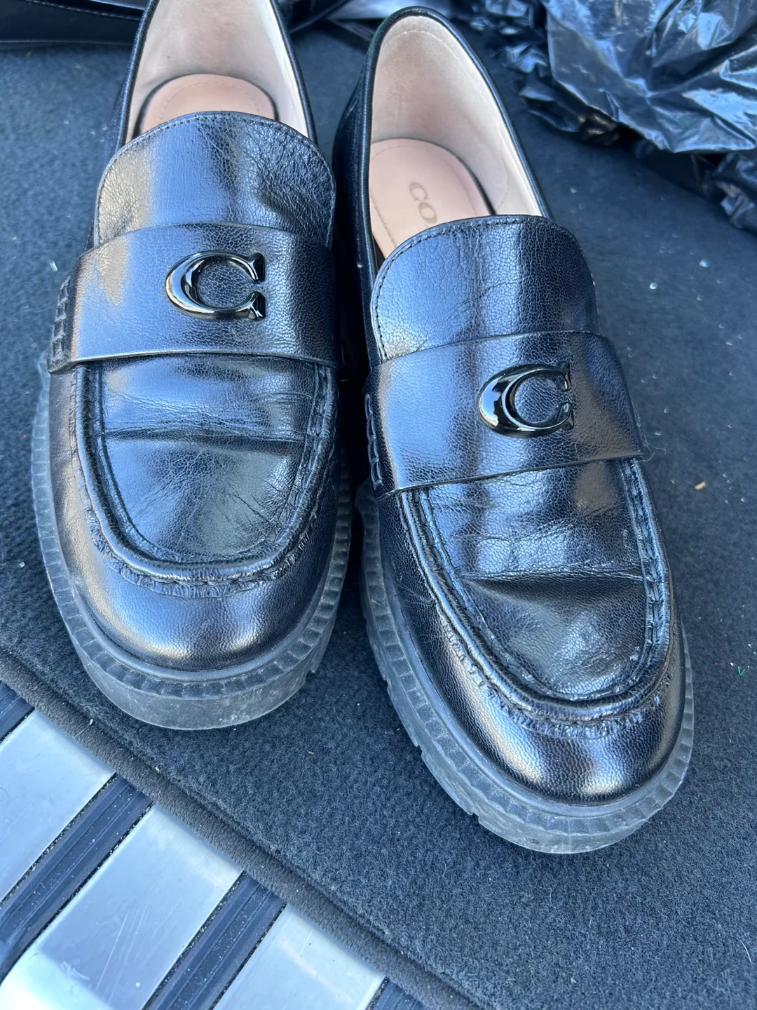 Coach Black Loafers image indicator(2)