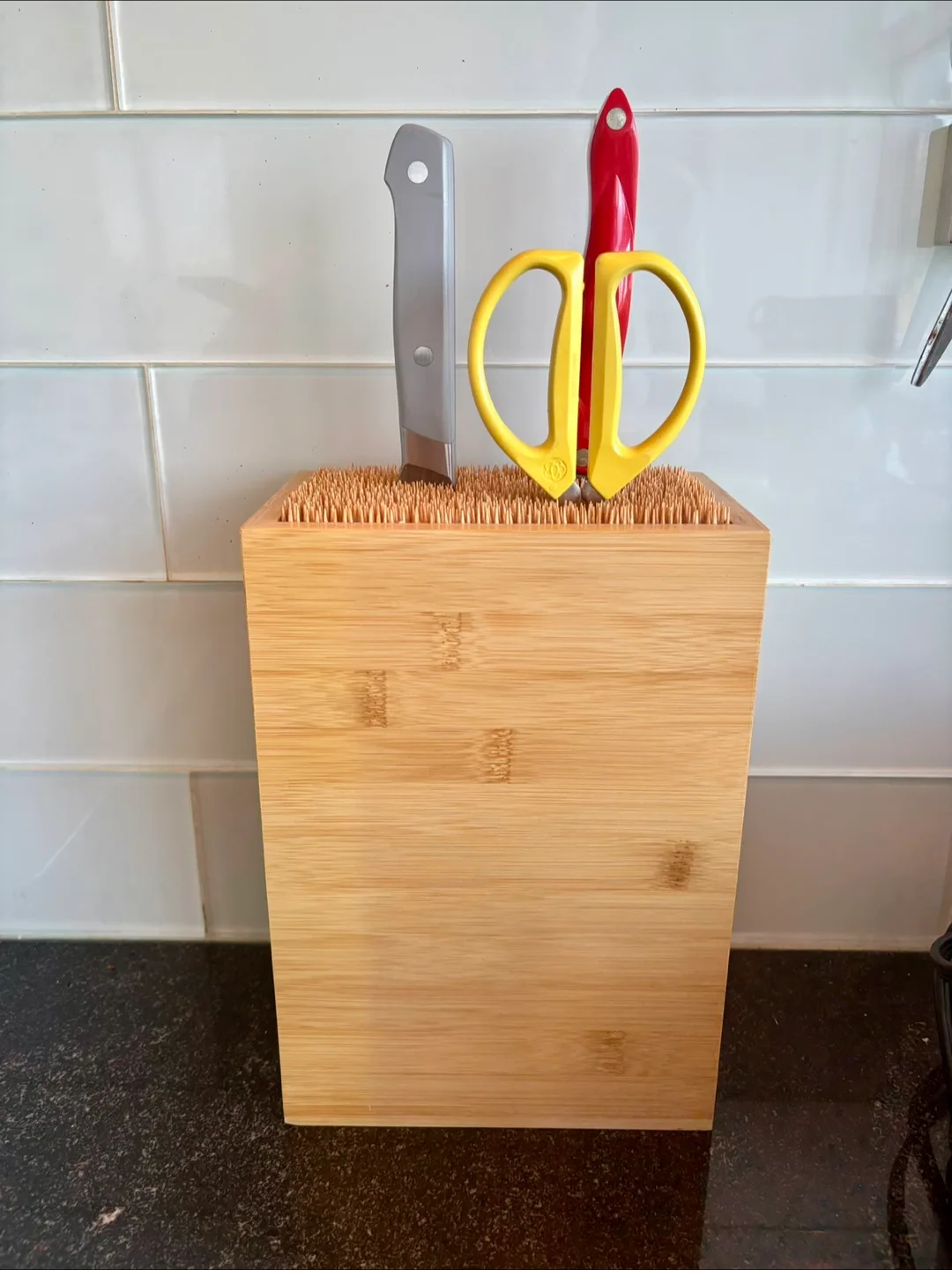 Brand New Wooden Knife Block thumbnail